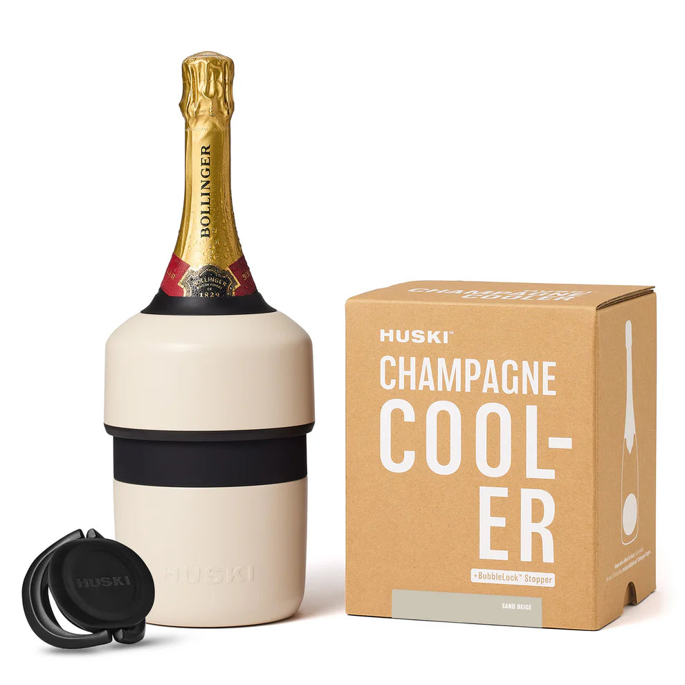 huski champagne cooler in sand