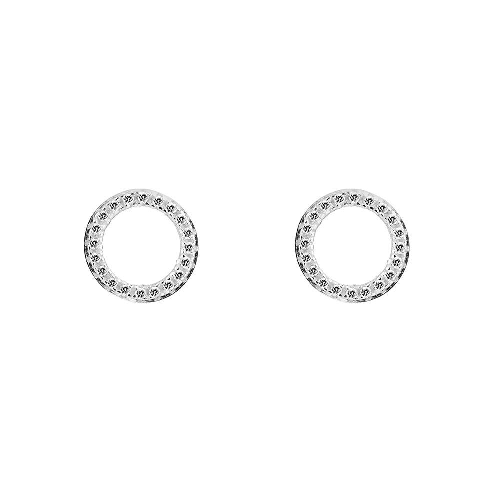 Vintage Hollow Round Circle outlets Sterling Silver Stud Earrings FREE SHIPPING! #HOLLOW-ERG15