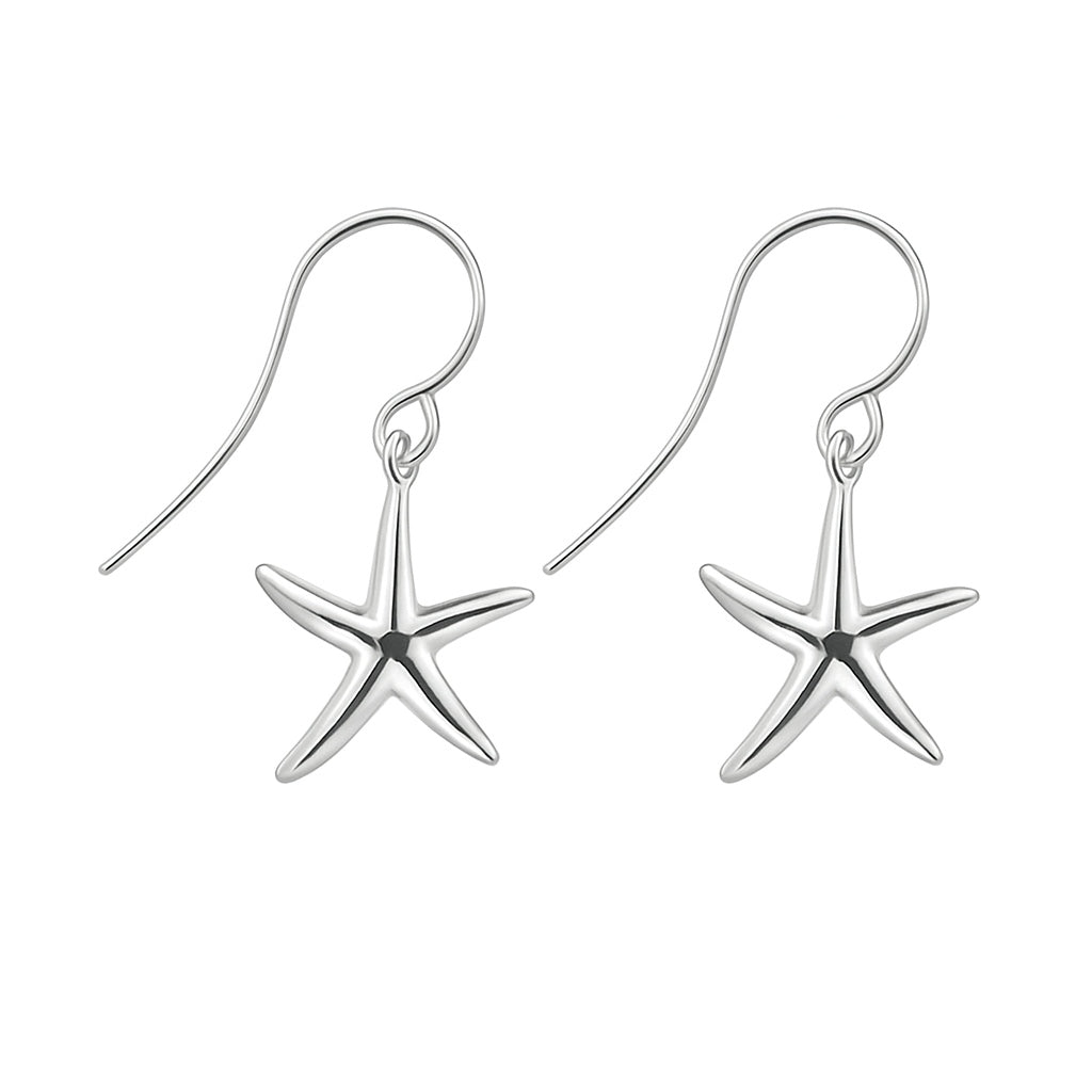 Sterling Silver Starfish Earrings The Silver Store Australia