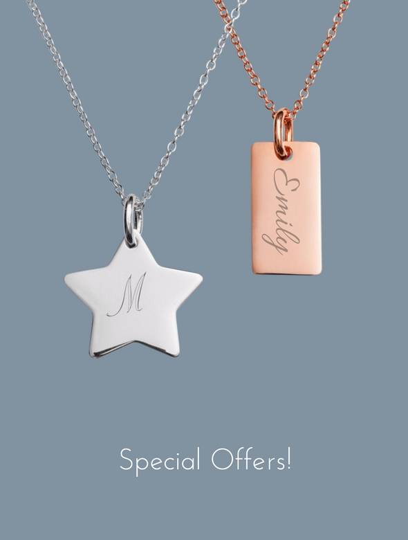 Engraved Necklace Sale