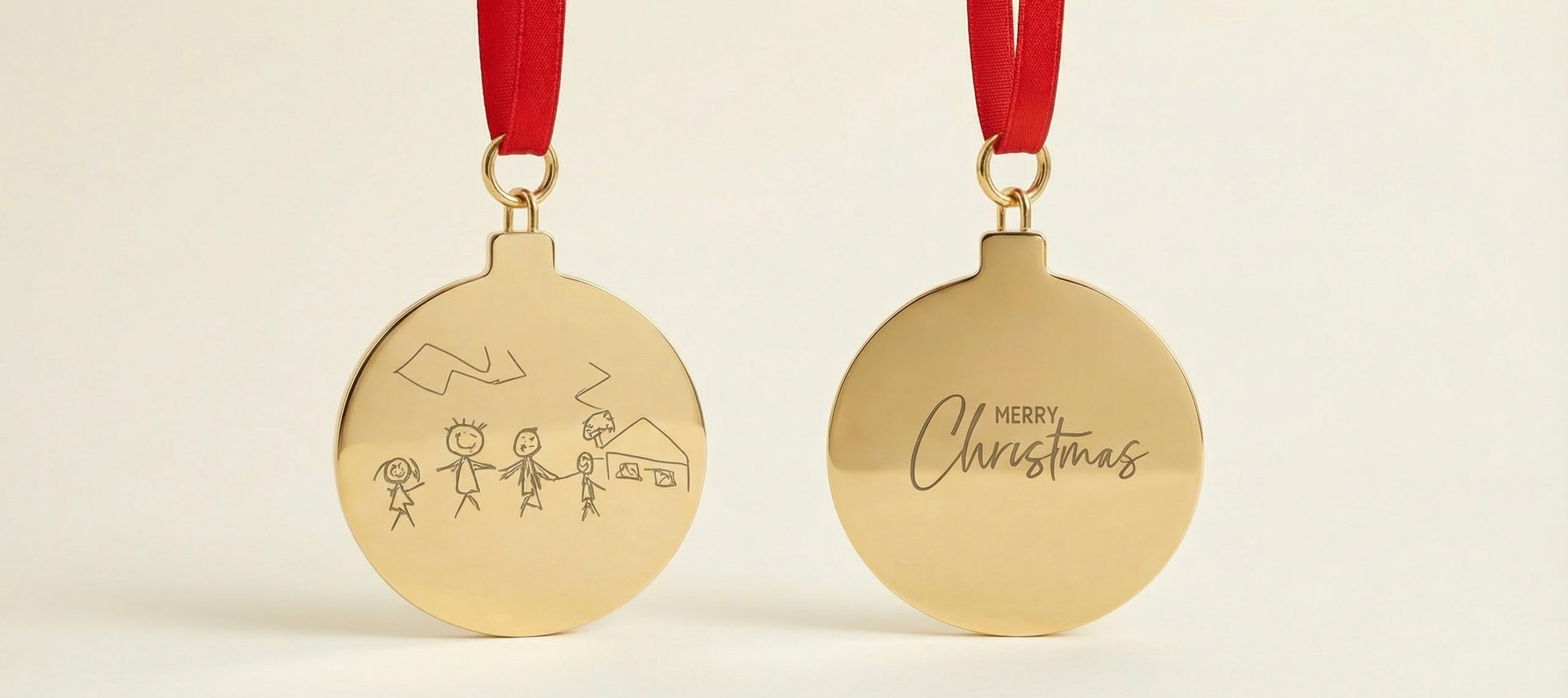 Engraved Christmas ornaments from The Silver Store Australia