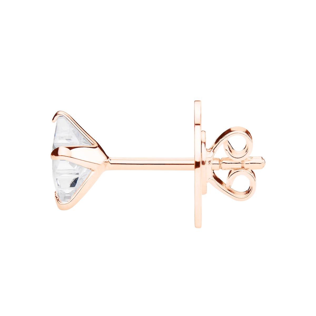 rose gold butterfly earring back with lifter