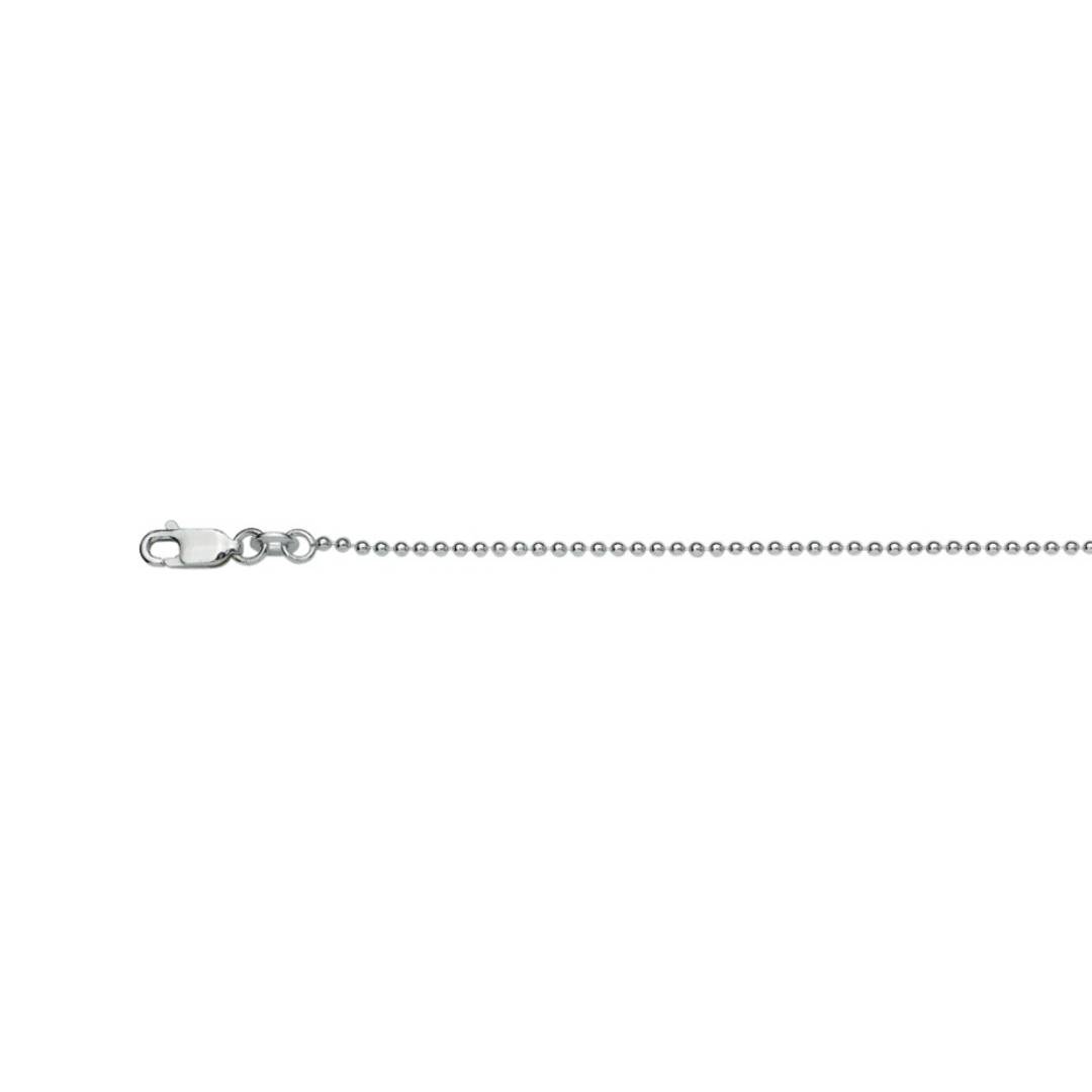 45cm long sterling silver 1.5mm thick ball chain