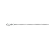 45cm long sterling silver 1.5mm thick ball chain
