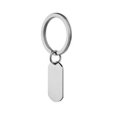 engraved steel dog tag keyring