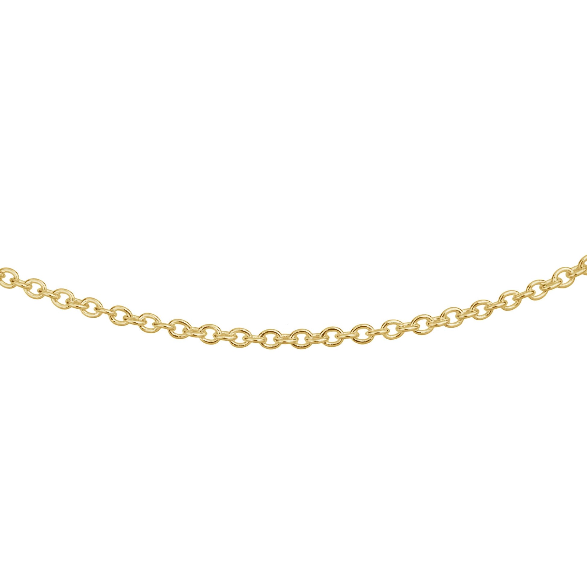 yellow gold cable chain