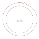 Rose Gold Cable Chain 42cm