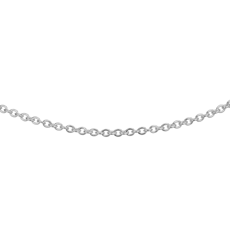 silver cable chain 42cm