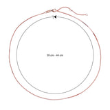 44cm rose gold box chain