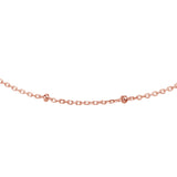 Rose gold satellite chain