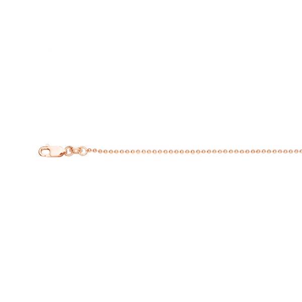 Rose Gold 45cm ball chain