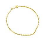 gold rope bracelet