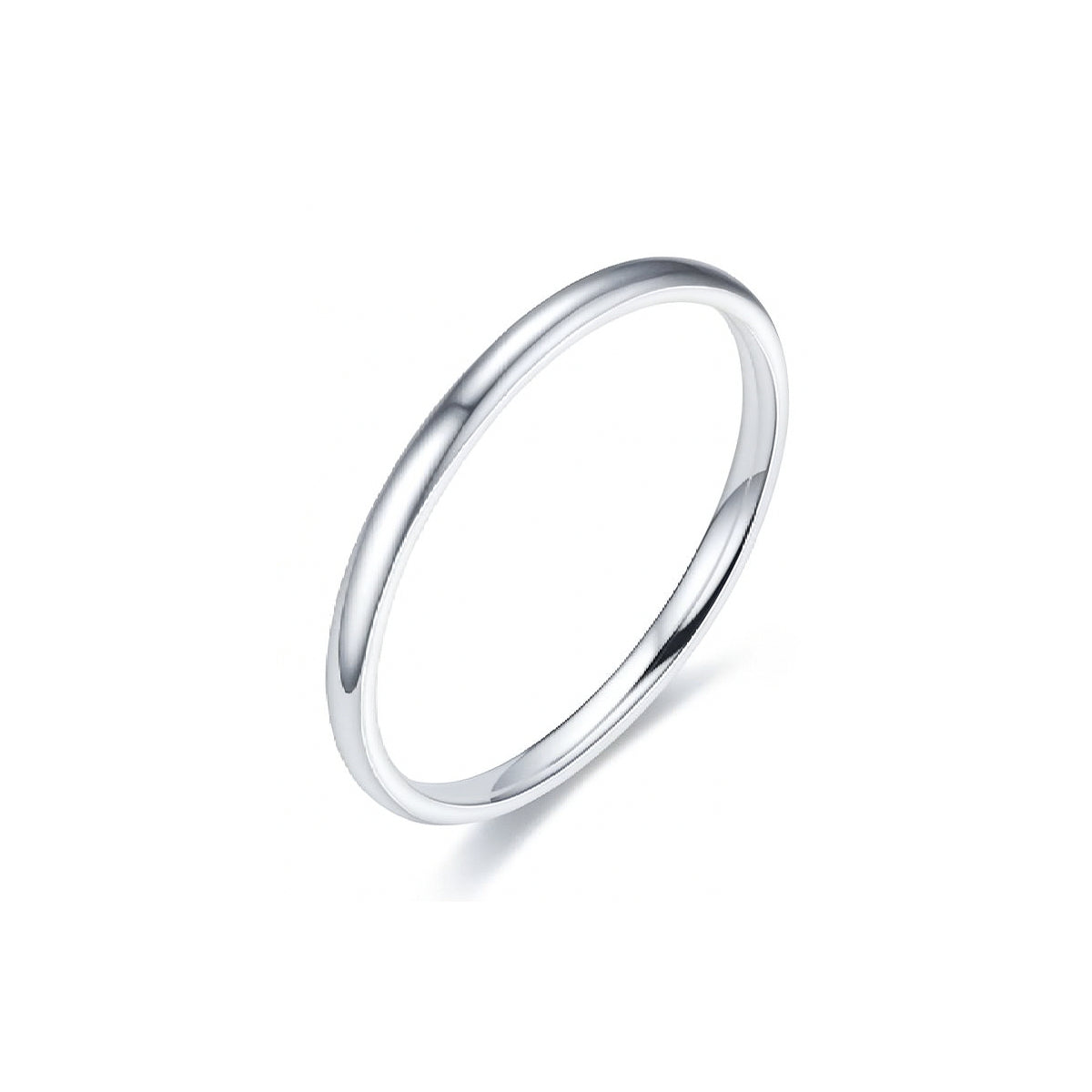 2mm Comfort Fit Round Band Ring