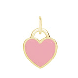 Young Girls Gold Stretch Bead Bracelet With Mini Heart.