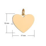 9ct Gold Heart Pendant