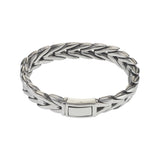 mens heavy bracelet  Byzantine link Chain Bracelet 