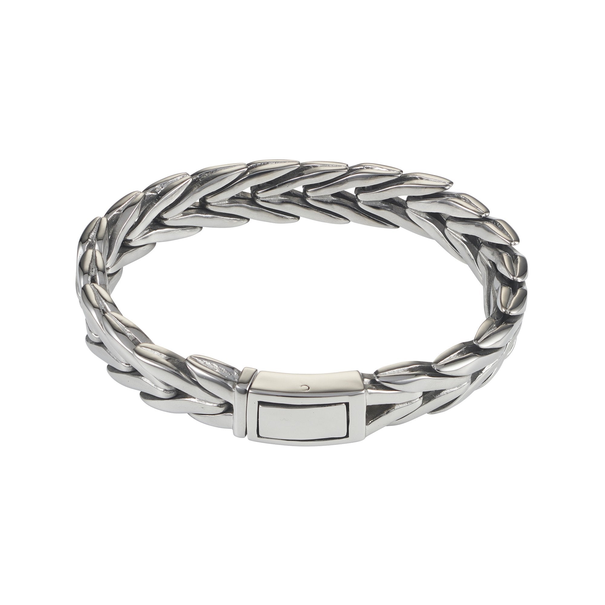 mens heavy bracelet  Byzantine link Chain Bracelet 