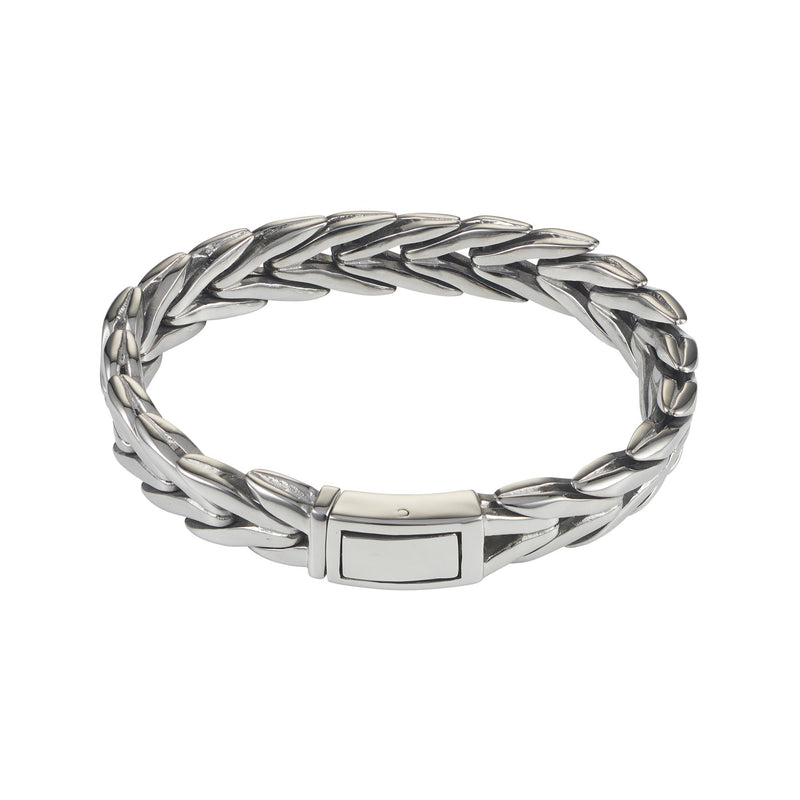 mens heavy bracelet  Byzantine link Chain Bracelet 
