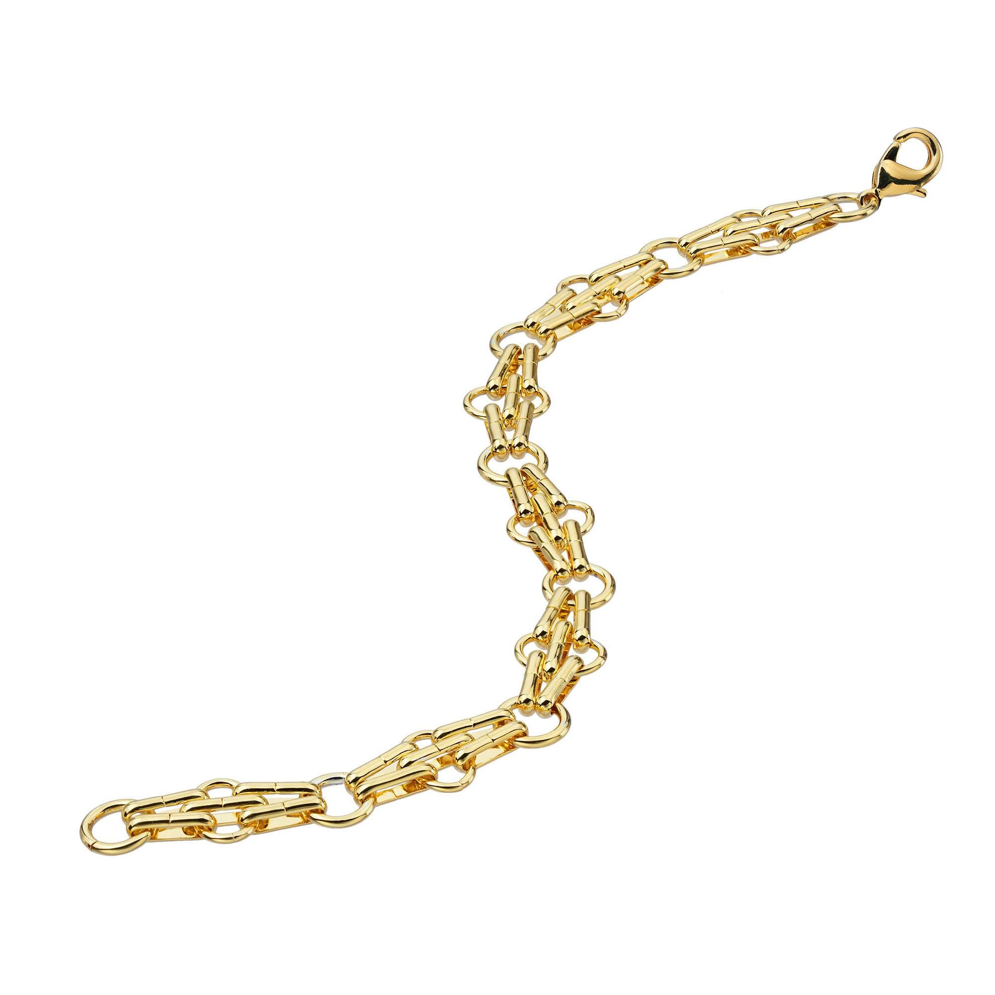 gold plated stevie bracelet