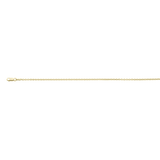 70cm yellow gold plated cable chain