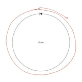 Rose Gold Sliding Adjustable Chain 70cm