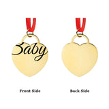 Engraved Gold Heart Ornament