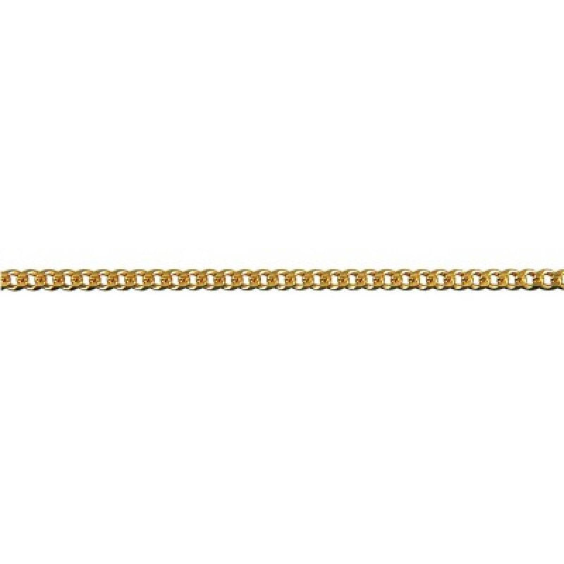 9ct Bevelled_curb chain 55cm BCD60