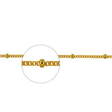 9ct Solid Gold Satellite Chain