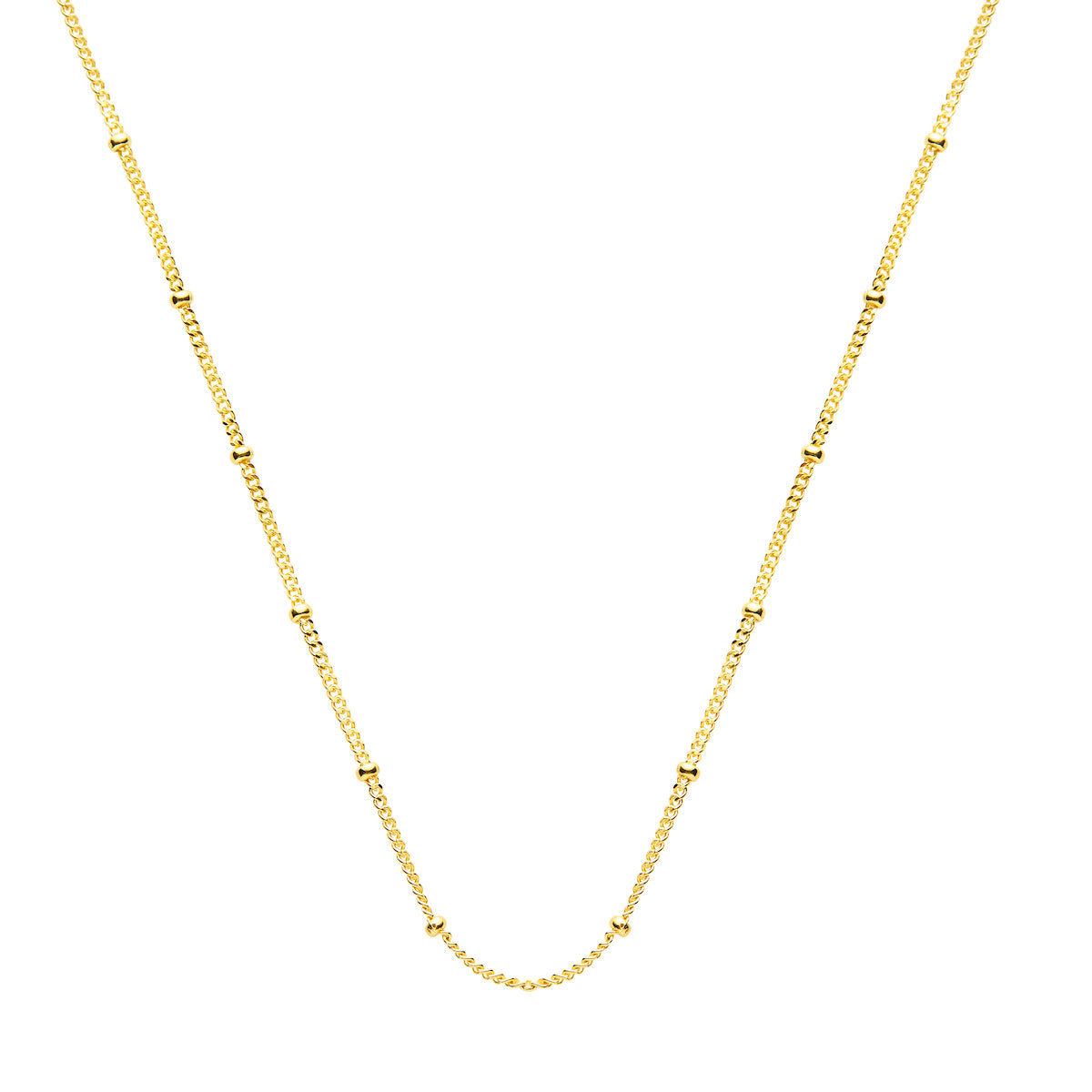 9ct gold satellite chain