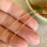 9ct Solid Gold Satellite Chain