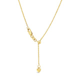 9ct Gold  Italian Cable Slider Chain