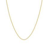 9ct Gold Diamond Cut Curb Chain 55cm