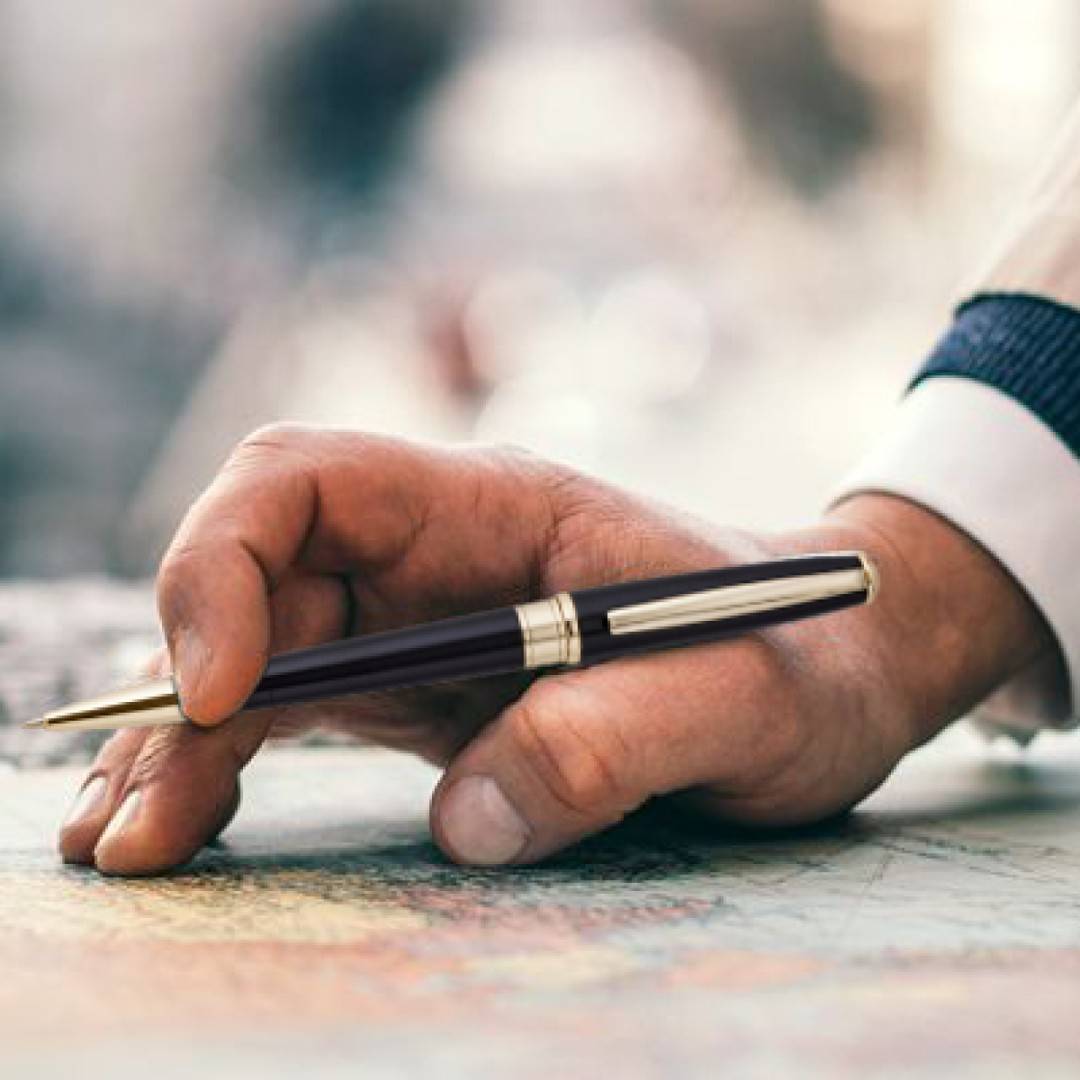 Black and gold plated pen - add engraving