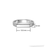 Silver Signature Slim Signet