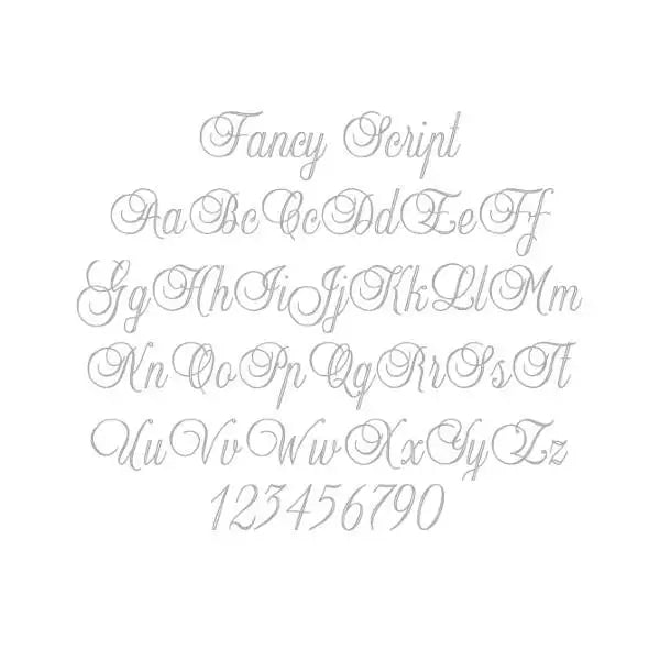 Shop Engraving Fonts | Fonts Australia | The Silver Store