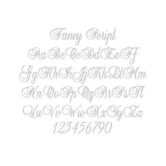Engraved Script Classic Shop Engraving Fonts | Fonts Australia | The Silver Store