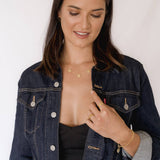 Gold Triple Disc Necklace + Ring + Bracelet