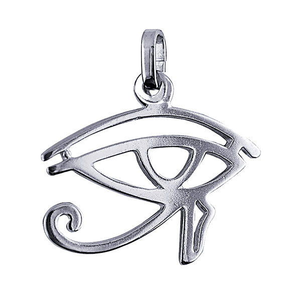 eye of horus sterling silver charm