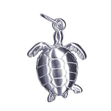 sterling silver movable turtle charm
