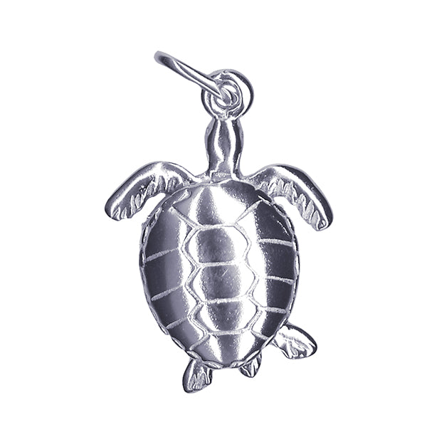 sterling silver movable turtle charm