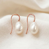 Luna Freshwater Baroque Pearl Drops – Sterling Silver, 9ct Gold & Rose Gold Earrings