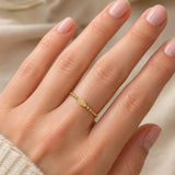 Marquise Bead Ring