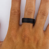 black mens ring 