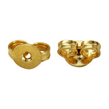 9ct Solid Gold Butterfly Earring Backs
