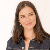 Pearl Earrings + Pearl Necklace