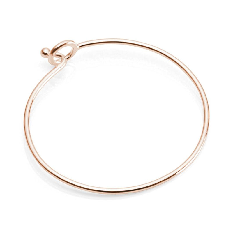 rose gold plated bangle