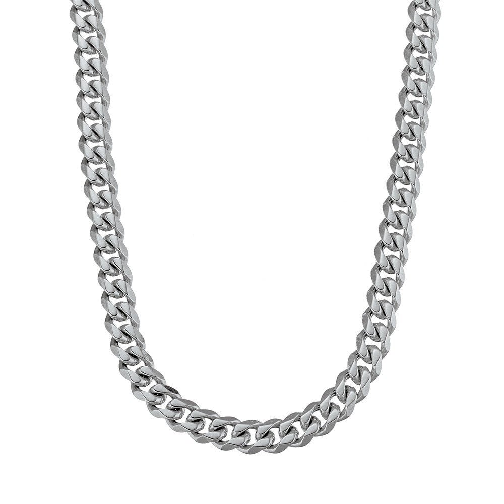 Blaze stainless steel cuban link chain - 8mm, 55cm