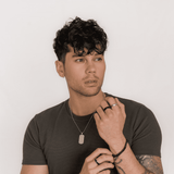 MEN’S STEEL DOG TAG NECKLACE