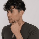 MENS STEEL RING ENGRAVED RING