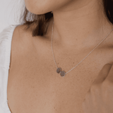 DOUBLE DISC NECKLACE